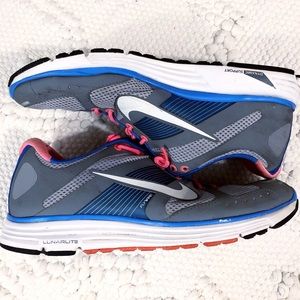 Nike Lunar Elite Size Gray Mesh Running Shoes